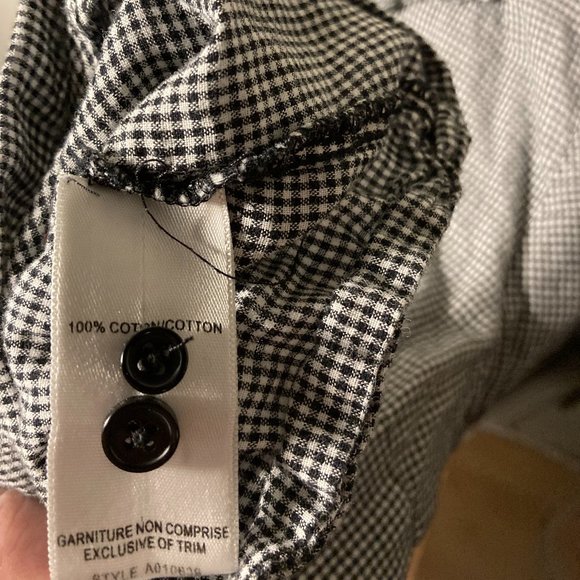 🦋 3/$25 Jacob Gingham Button-Up with Frills - Picture 9 of 15